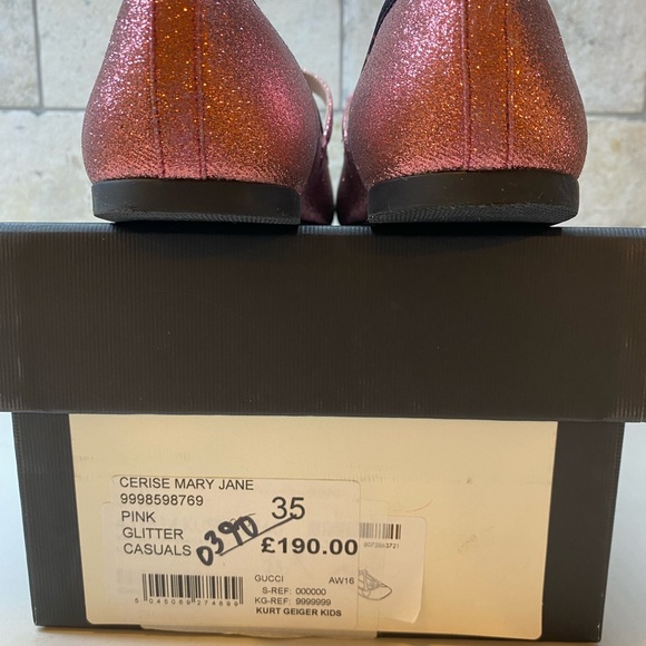 Gucci Kids Cerise Mary Jane Shoes - Picture 8 of 9